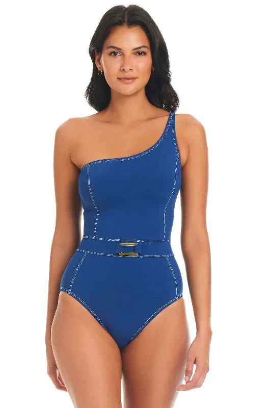 A Fine Line One-Shoulder One-Piece Swimsuit