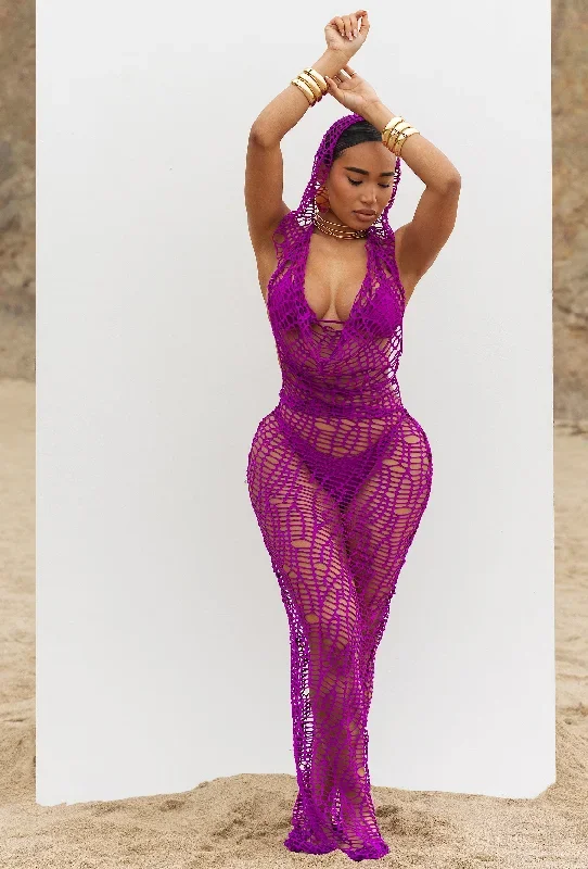 Artemis Cover Up Dress  - Amethyst