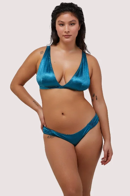 blue-shine-ruched-sides-bikini-bottom