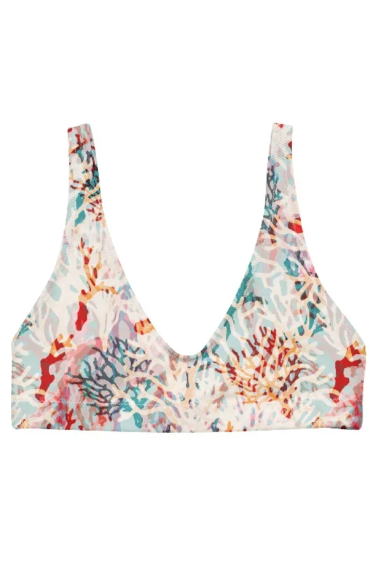 Coral Dream Recycled Bikini Top