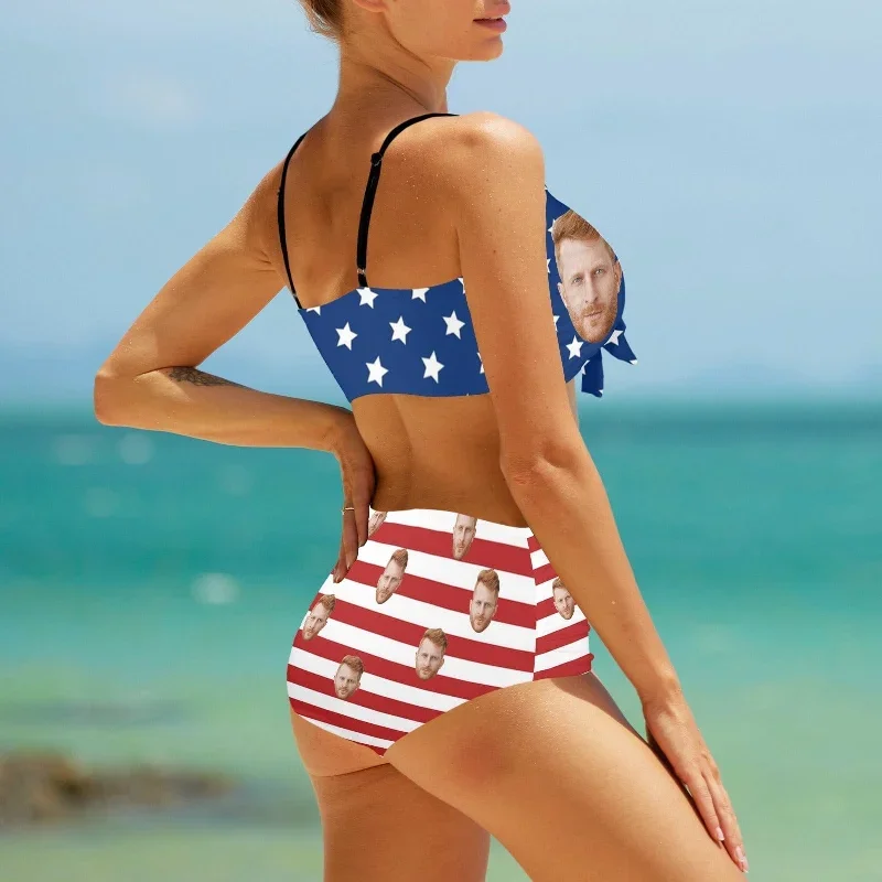 custom-face-american-flag-bikini-cover-up-set-womens-chest-bow-bikini-long-cover-up-skirt-with-slit