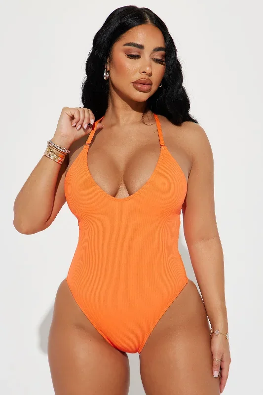 Davina 1 Piece Swimsuit  - Orange