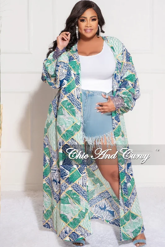 final-sale-plus-size-sheer-chiffon-duster-with-waist-tie-and-rhinestone-cuff-in-in-green-multi-color-print