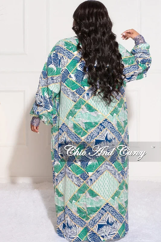 final-sale-plus-size-sheer-chiffon-duster-with-waist-tie-and-rhinestone-cuff-in-in-green-multi-color-print