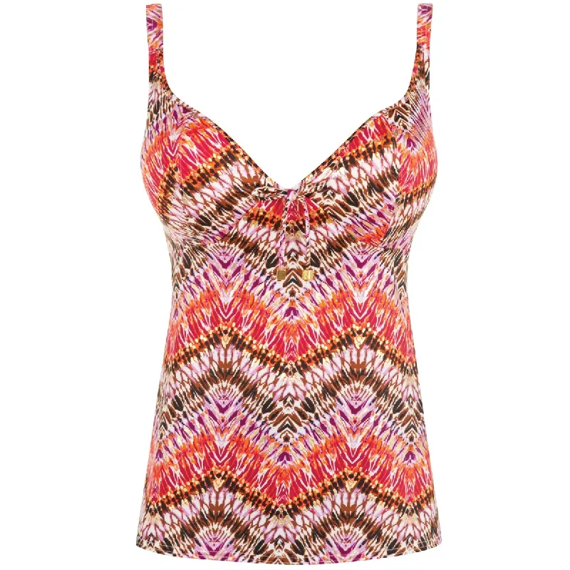 Inferno Amber Plunge Tankini Top - Freya Swim