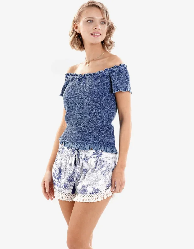 Mila Shorts - Light Blue