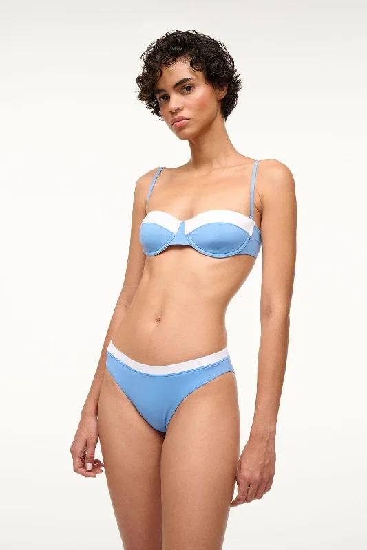 JO BALCONETTE BIKINI TOP | AZURE WHITE