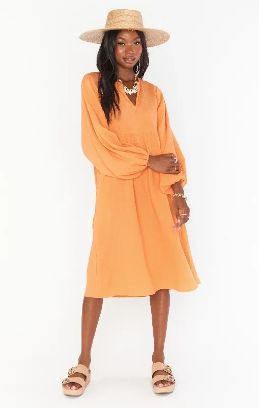 Kenya Dress ~ Orange