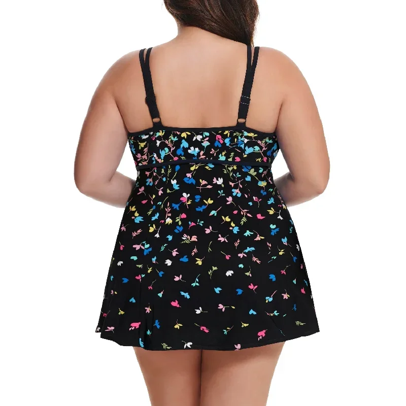 longitude-swimwear-plus-size-swimdress-floral