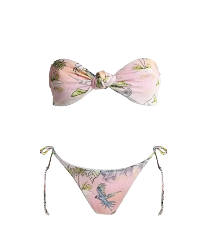 Luella Exclusive Print Bandeau Bikini