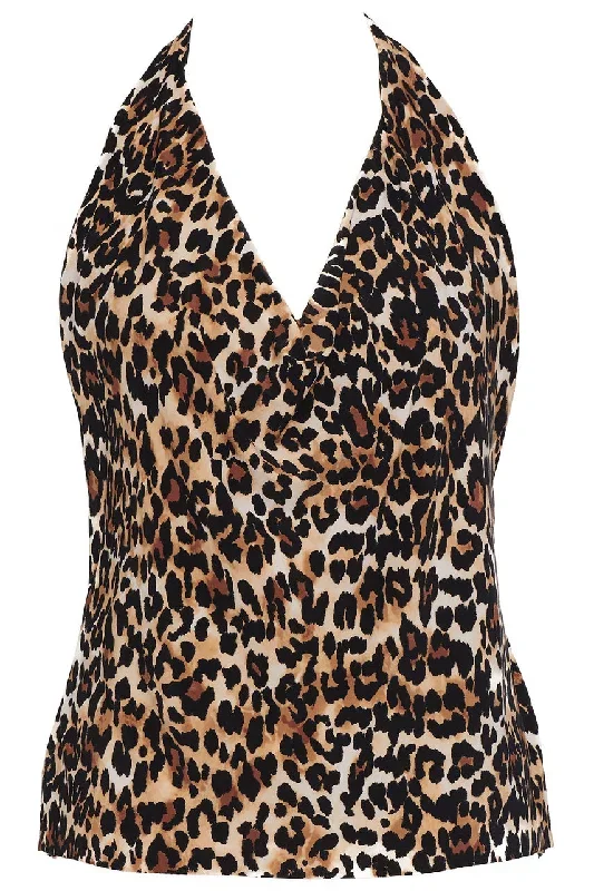 Magicsuit Leopard Missy Separate Tankini Top