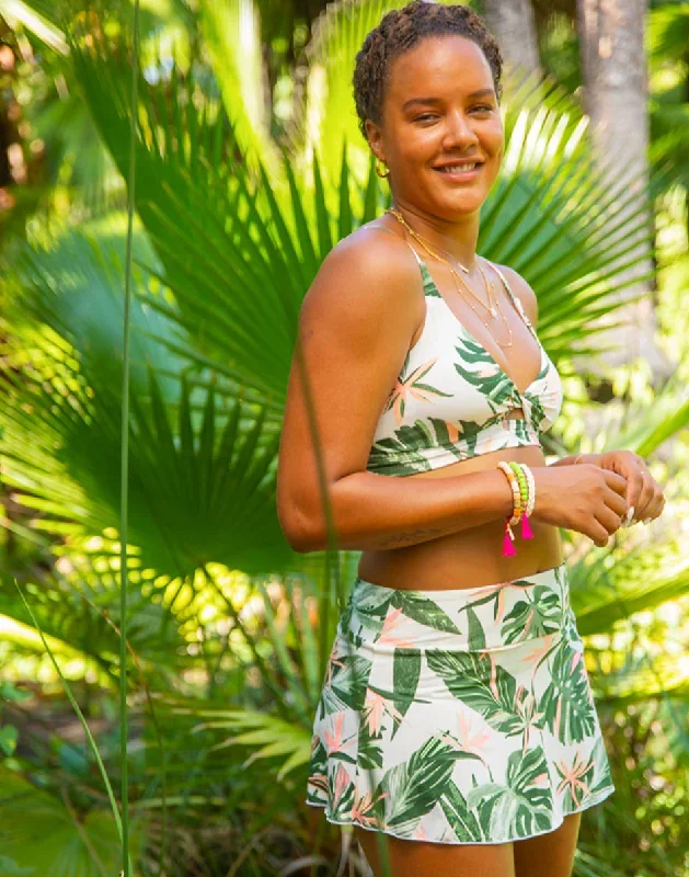 Malia Swim Skirt: Tropical