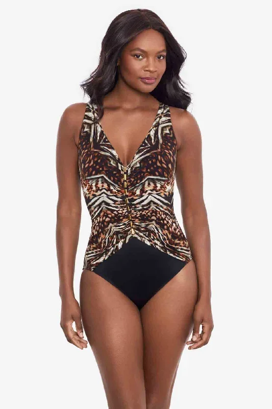 Tribal Tigress Charmer One Piece Swimsuit