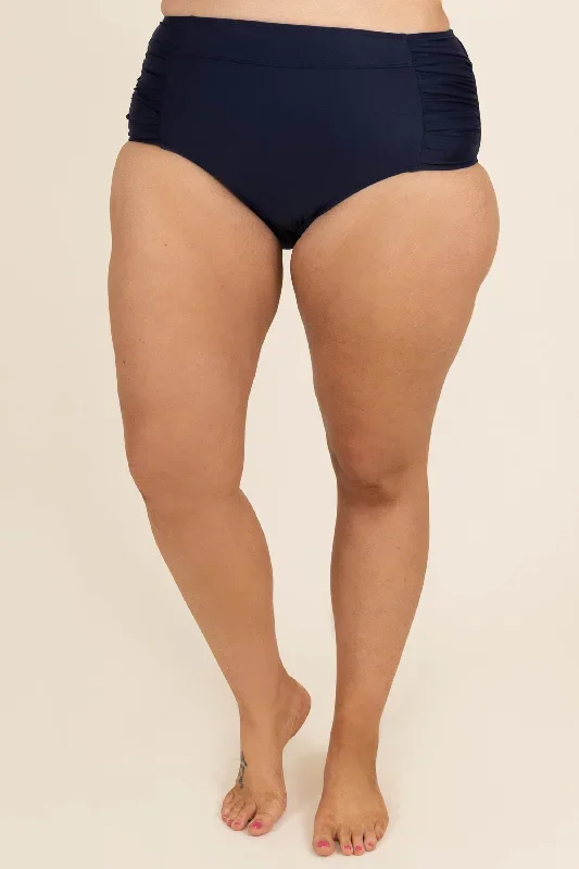 Oceans Of Love Swim Bottom, Navy