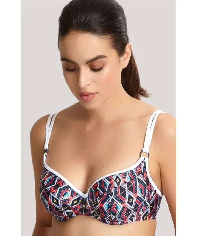 Panache Swimwear Elle Balconnet Underwire Bikini - Tribal Print