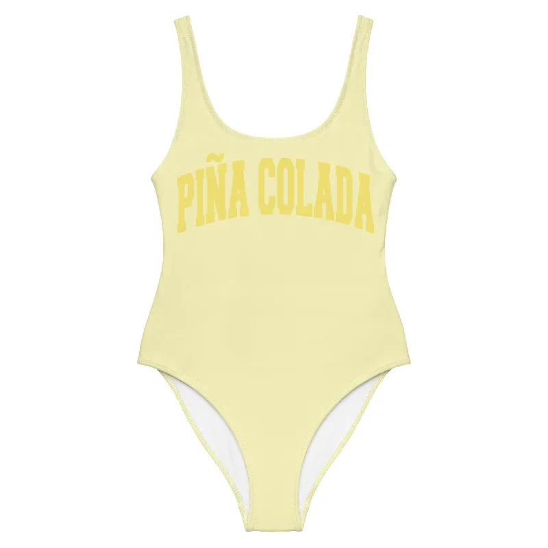 Pina Colada Swimsuit - Lemon