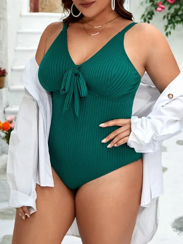 plus-knot-front-one-piece-swimsuit