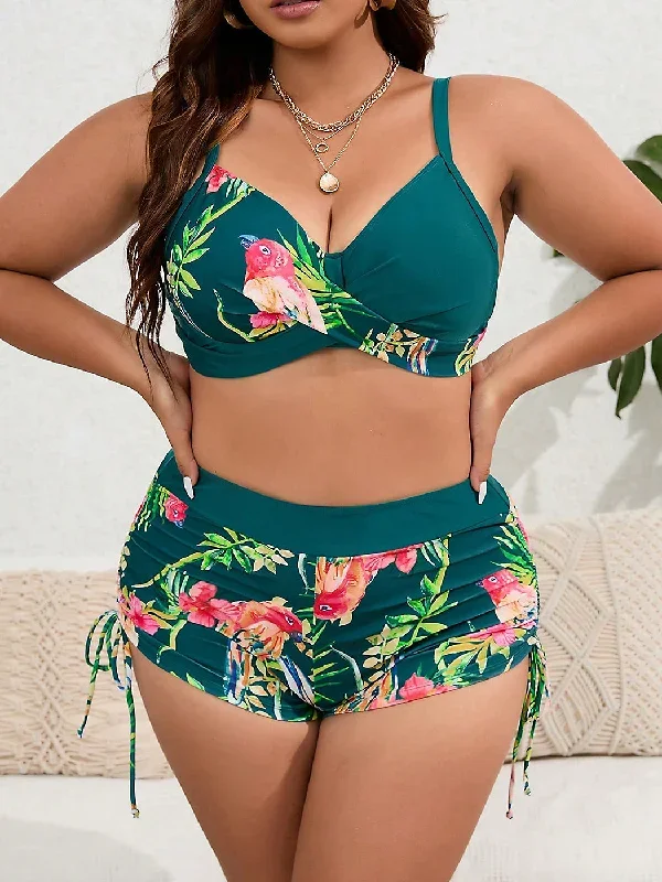 plus-size-tropical-print-two-piece-bikini