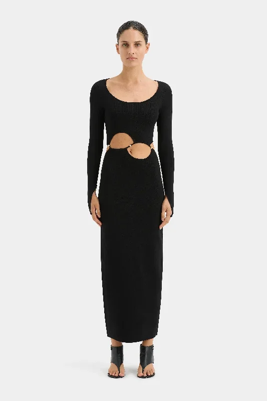 Salvador Beaded Long Sleeve Dress