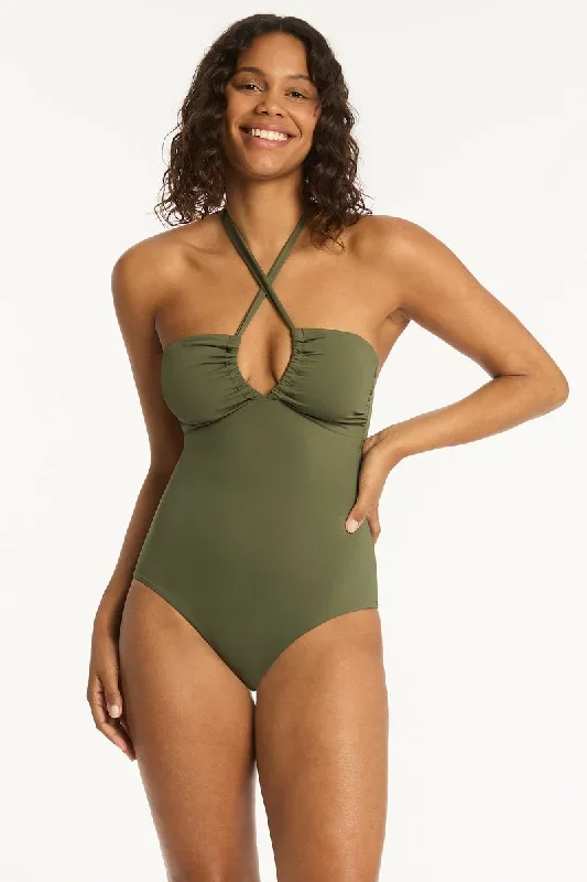 Eco Essentials Halter Bandeau One Piece