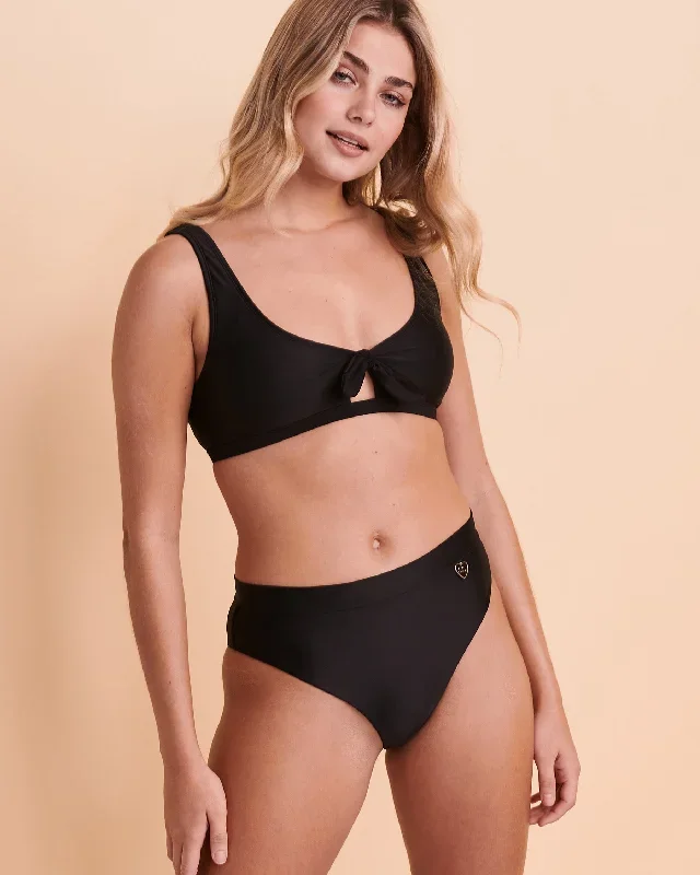 Body Glove Smoothies Marlee High-Waist Bikini Bottom - Black