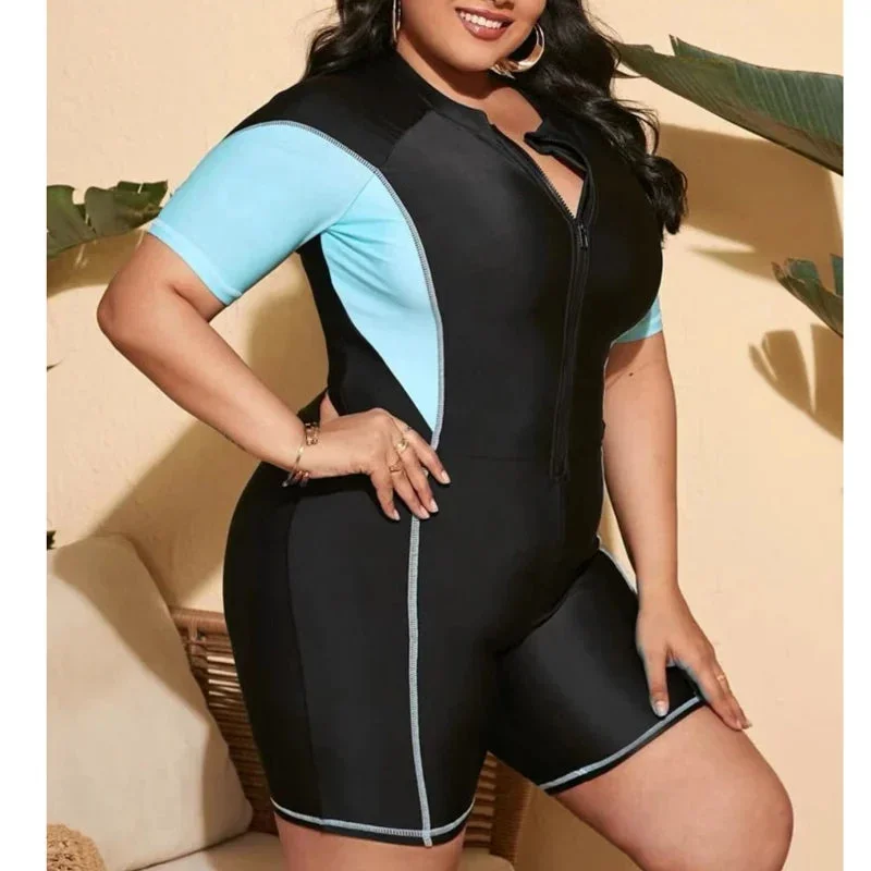 FashionSierra - 2024 Stylish Tankini Sporty High Waist Plus Size Swimsuits