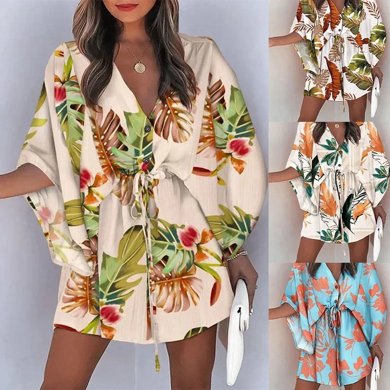 Sunset and Swim Casual Beach Dress Swimsuit Cover Up