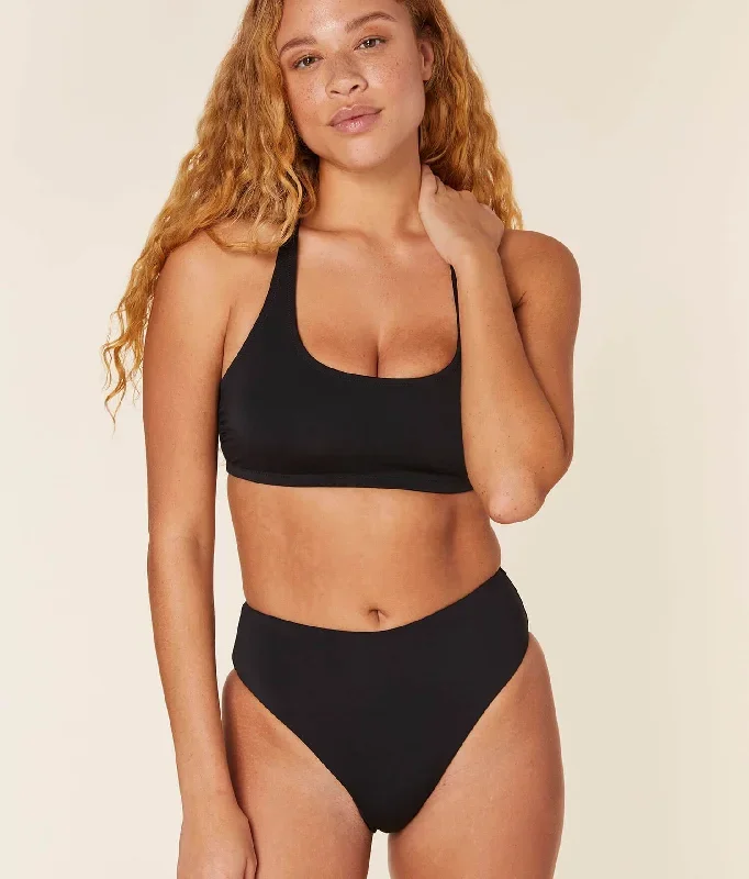 The 90s High Waisted Bottom - Eco - Black