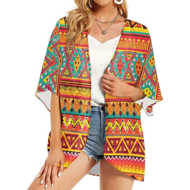 Southwest Women's Chiffon Kimono