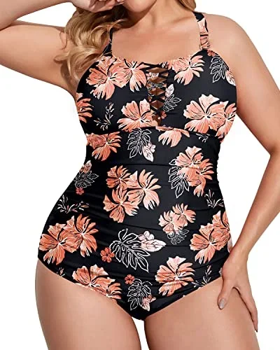 black orange floral5