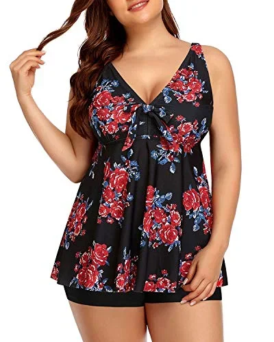 black and red floral1